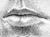 <strong>Lip Obsession</strong><span style='color:#999999'>  (1987)</span><br>Bleistift  |  5.5 x 4 cm