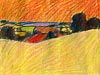 <strong>Landschaftsskizze</strong><span style='color:#999999'>  (1995)</span><br>Buntstift  |  10 x 8 cm