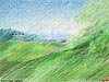 <strong>Hampstead Heath</strong><span style='color:#999999'>  (1987)</span><br>Buntstift  |  21 x 15 cm