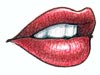 <strong>Lip Obsession</strong><span style='color:#999999'>  (2008)</span><br>Buntstift  |  4 x 3 cm