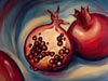 <strong>Pomegranate</strong><span style='color:#999999'>  (1995)</span><br>Acryl auf Leinwand  |  75 x 60 cm