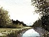 <strong>River Itchen</strong><span style='color:#999999'>  (1982)</span><br>Aquarell  |  15 x 10 cm
