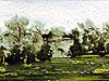 <strong>Norfolk Broads</strong><span style='color:#999999'>  (1982)</span><br>Aquarell  |  16 x 10 cm