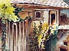 <strong>In Meersburg</strong><span style='color:#999999'>  (1981)</span><br>Aquarell  |  17 x 20 cm