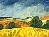 <strong>Landschaftsskizze</strong><span style='color:#999999'>  (1994)</span><br>Aquarell  |  20 x 16 cm